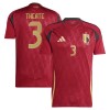 Original Fußballtrikot Belgien Theate 3 Heimtrikot EURO 2024 Für Herren